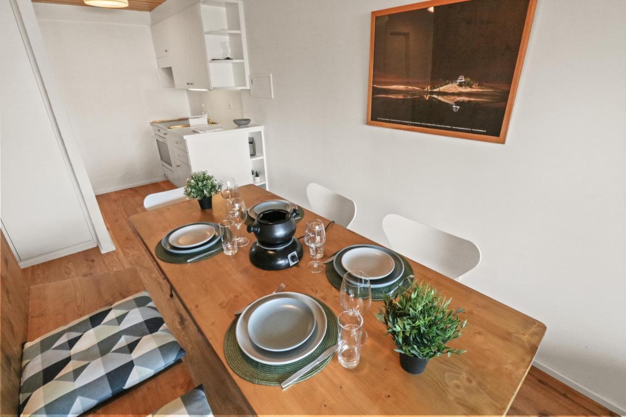 Superbe Appartement Avec Piscine Nendaz Bagian luar foto